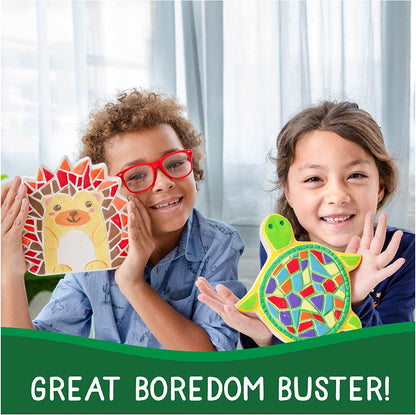 92849 Paint Your Own Turtle Stepping Stone by Horizon Group Usa, 6 Paint Pots and Brush Included, Assorted